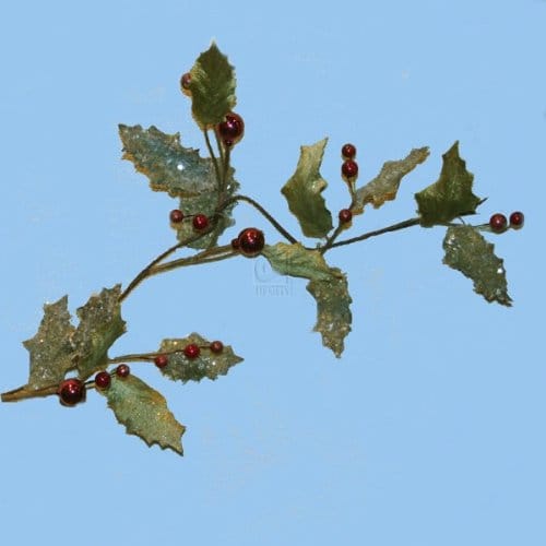 6'Burgandy Green Berry Leaves Garland - Shelburne Country Store