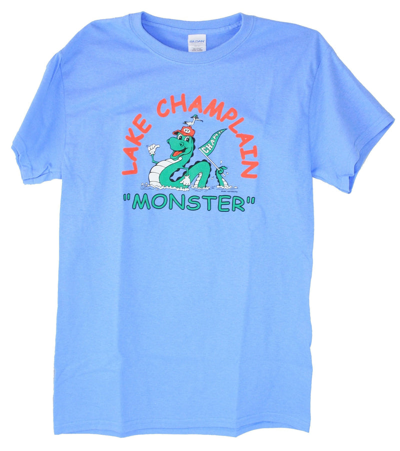 Champ Lake Monster T-Shirt - Blue - - Shelburne Country Store