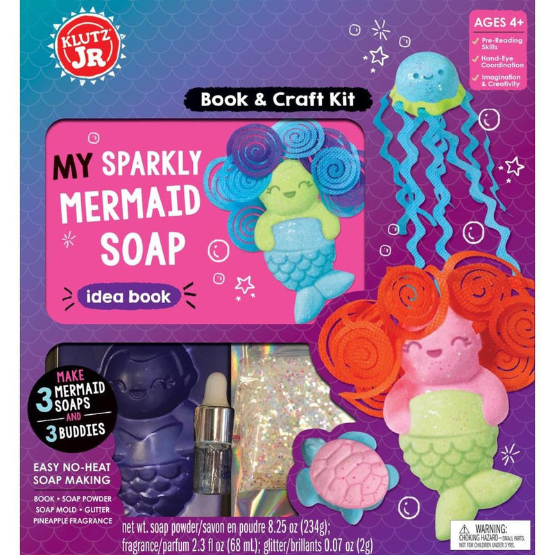 Klutz Jr My Sparkly Mermaid Soaps Arts & Crafts - Shelburne Country Store