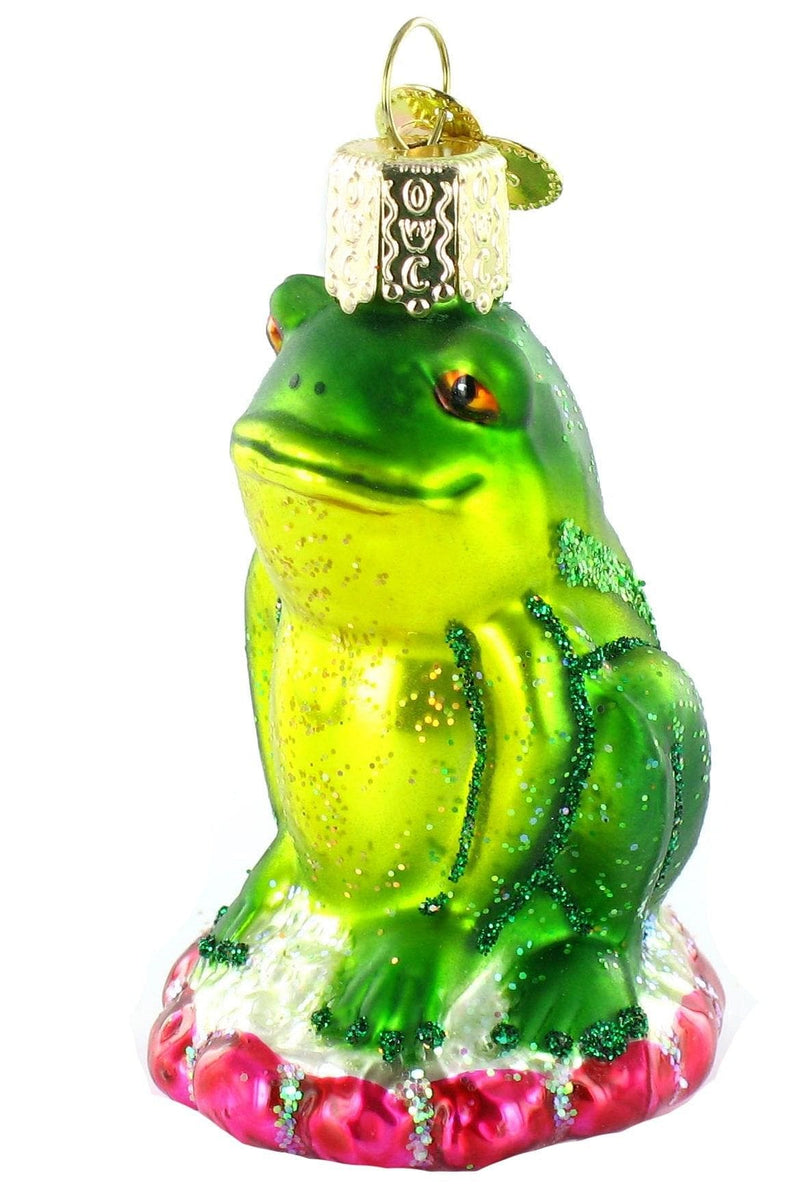 Old World Christmas Smug Mug Frog - Shelburne Country Store
