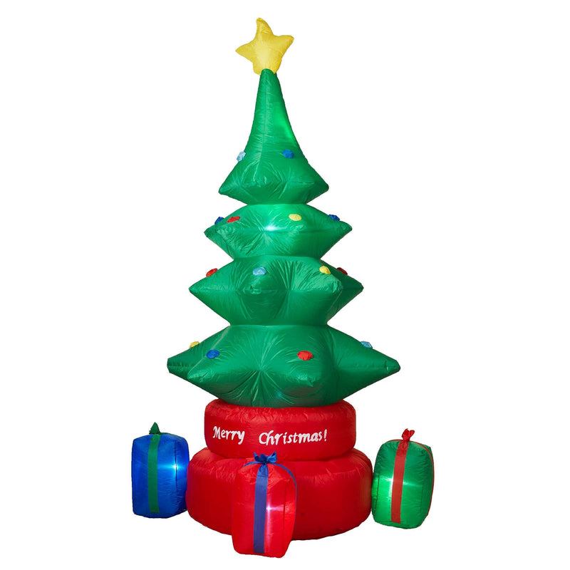 8 Foot Electric Lighted Rotating Tree - Shelburne Country Store