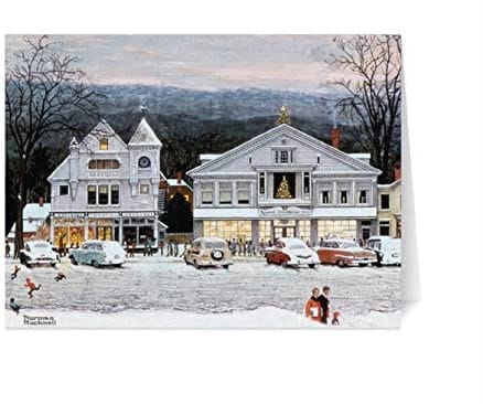 Rockwell: Home for Christmas Boxed Cards - Shelburne Country Store
