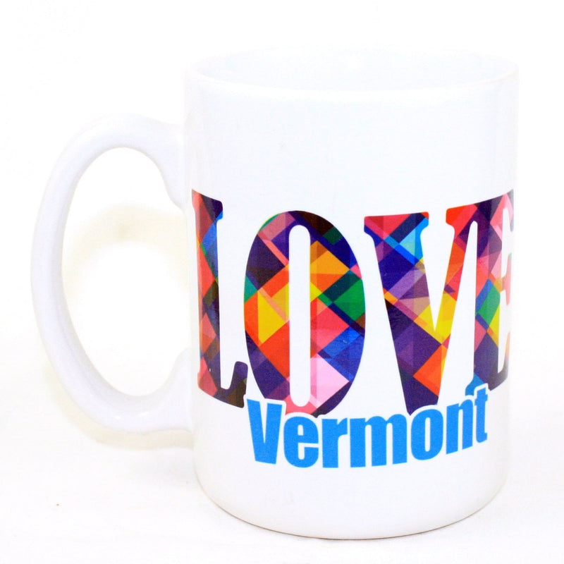 'Pixel Plaid' Love Vermont Mug - Shelburne Country Store