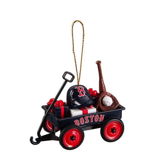 Team Wagon Ornament, Boston Red Sox - Shelburne Country Store