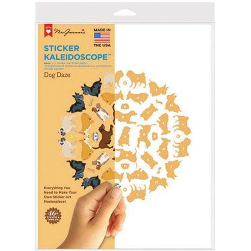 Kaleidoscope Dog Daze Sticker - Shelburne Country Store