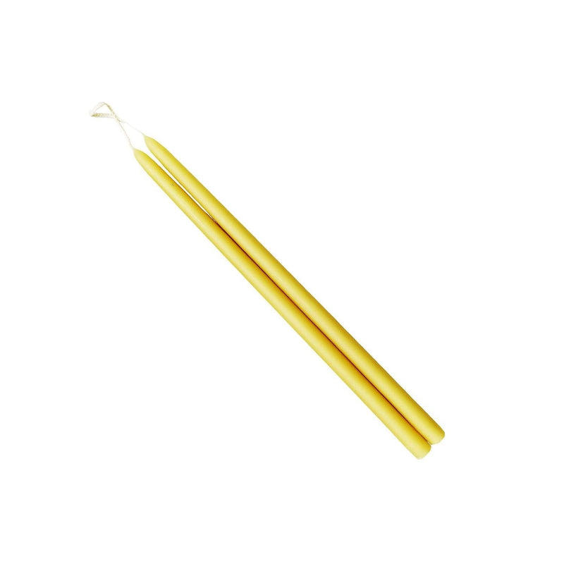 10" Tiny Taper Candles - Natural Beeswax, - Shelburne Country Store
