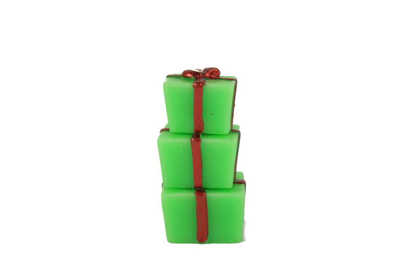 Stacking Gift Box Candle in Cello Bag - Green - Shelburne Country Store