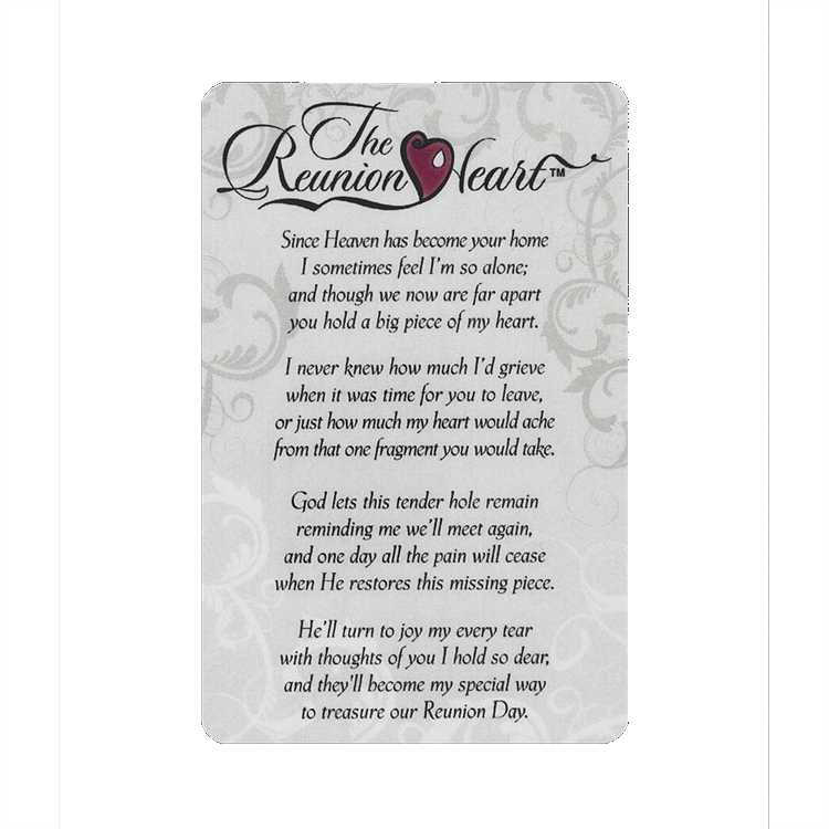 The Reunion Heart - Wallet Card - Shelburne Country Store