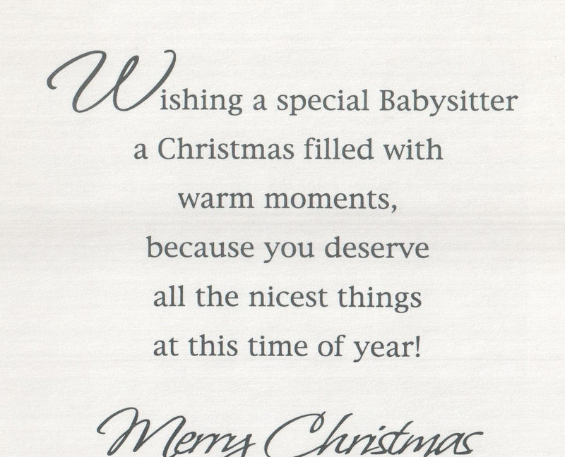 Baby Sister Christmas Card - Shelburne Country Store