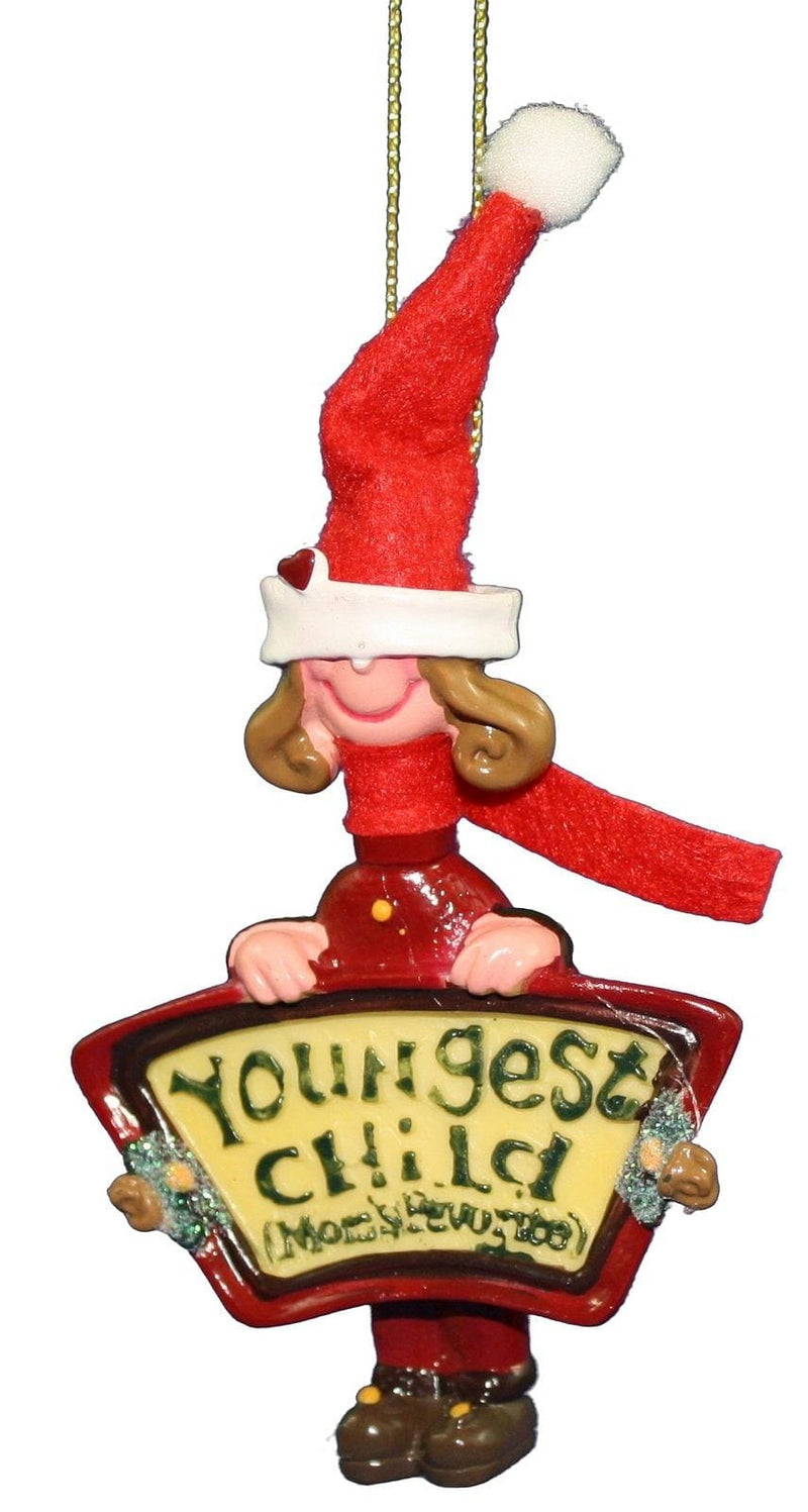 3.5 Inch Mom's Favorite Ornament - Middle Boy - Shelburne Country Store