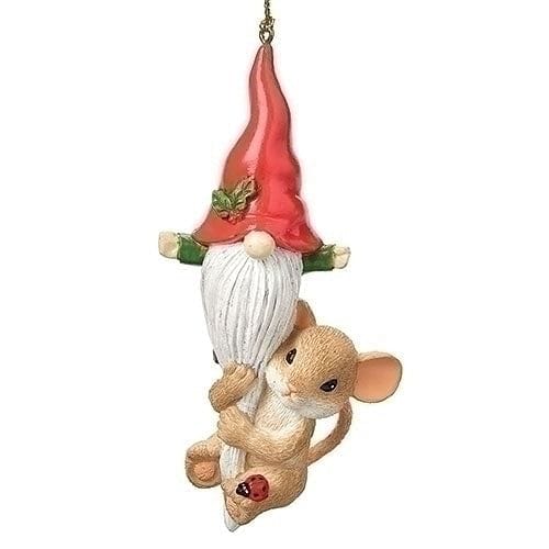 Charming Tails Mouse with Gnome Ornament - Shelburne Country Store