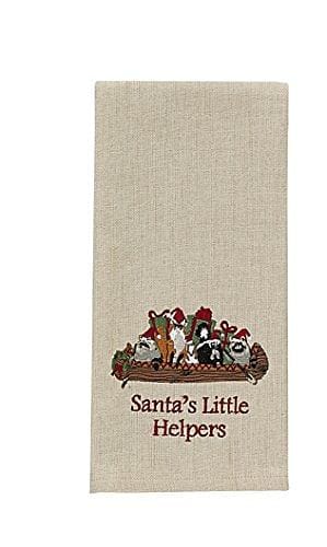 Santa's Little Helpers Dishtowel - Shelburne Country Store