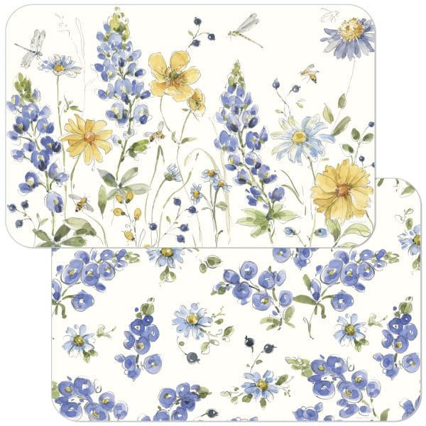 Lovely Blues – Easy Care Reversible Placemat - Shelburne Country Store