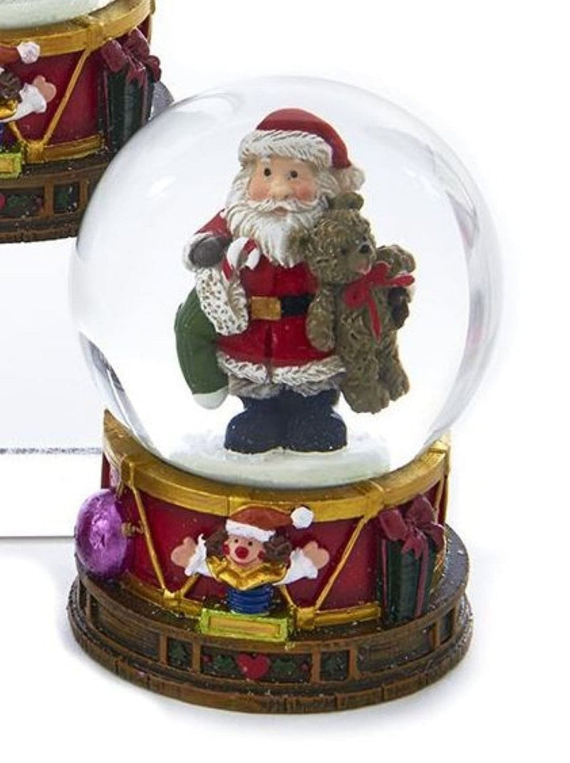 Mini Santa Glass Snowglobe - - Shelburne Country Store