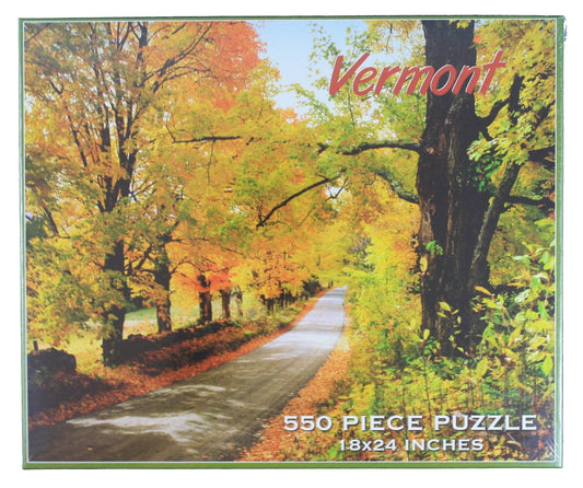 Vermont Fall Drive 550 Piece Puzzle - Shelburne Country Store