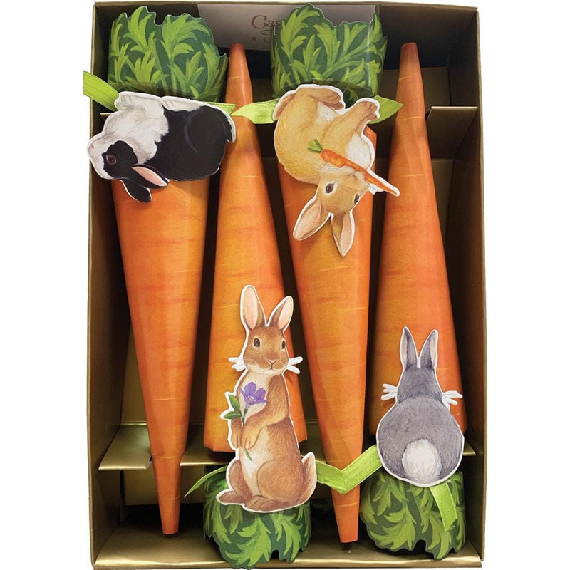 Bunnies and Carrots Cone Crackers 10 Inch - Shelburne Country Store