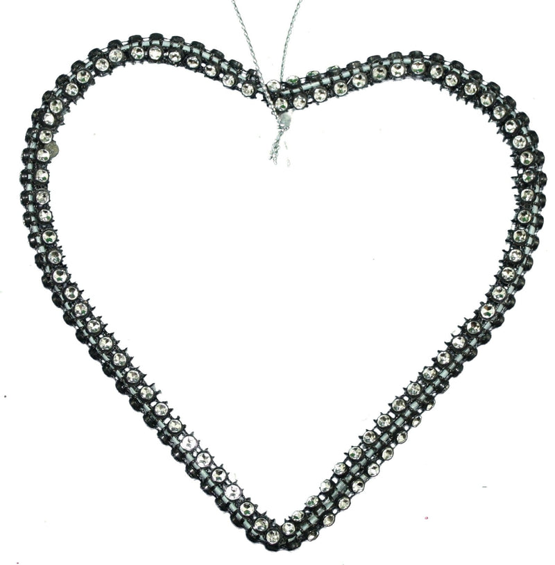 5 Crystal Heart Ornament - Black - Shelburne Country Store