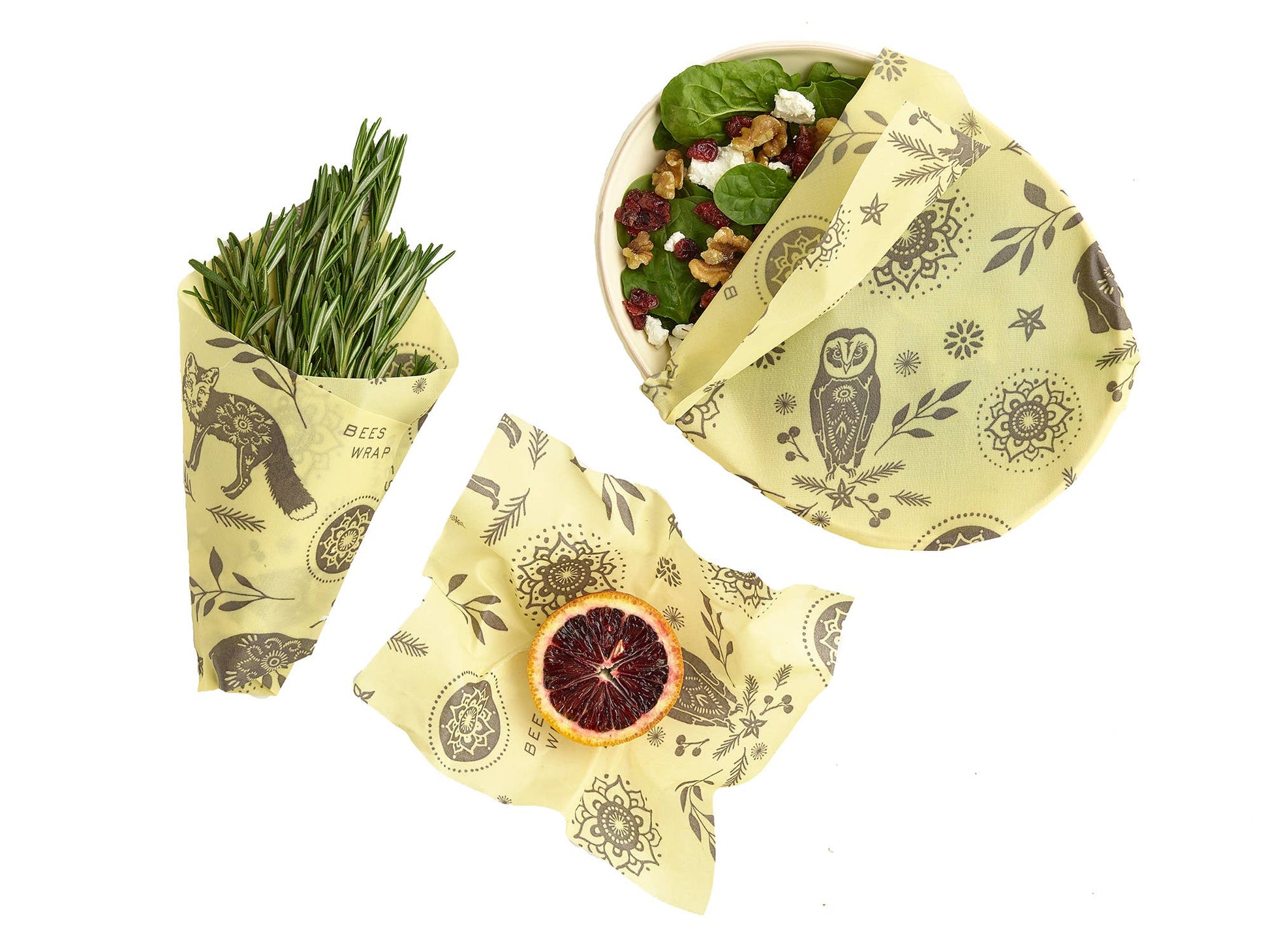 Bee's Wrap Into The Woods Print - Pack of 3 - Shelburne Country Store