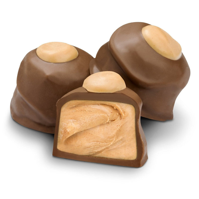 Milk Chocolate Peanut Butter Buckeyes - 1 Pound - Shelburne Country Store