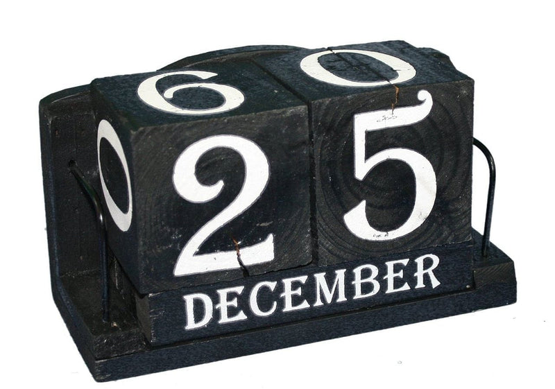 Perpetual Calendar Wooden Blocks - Shelburne Country Store