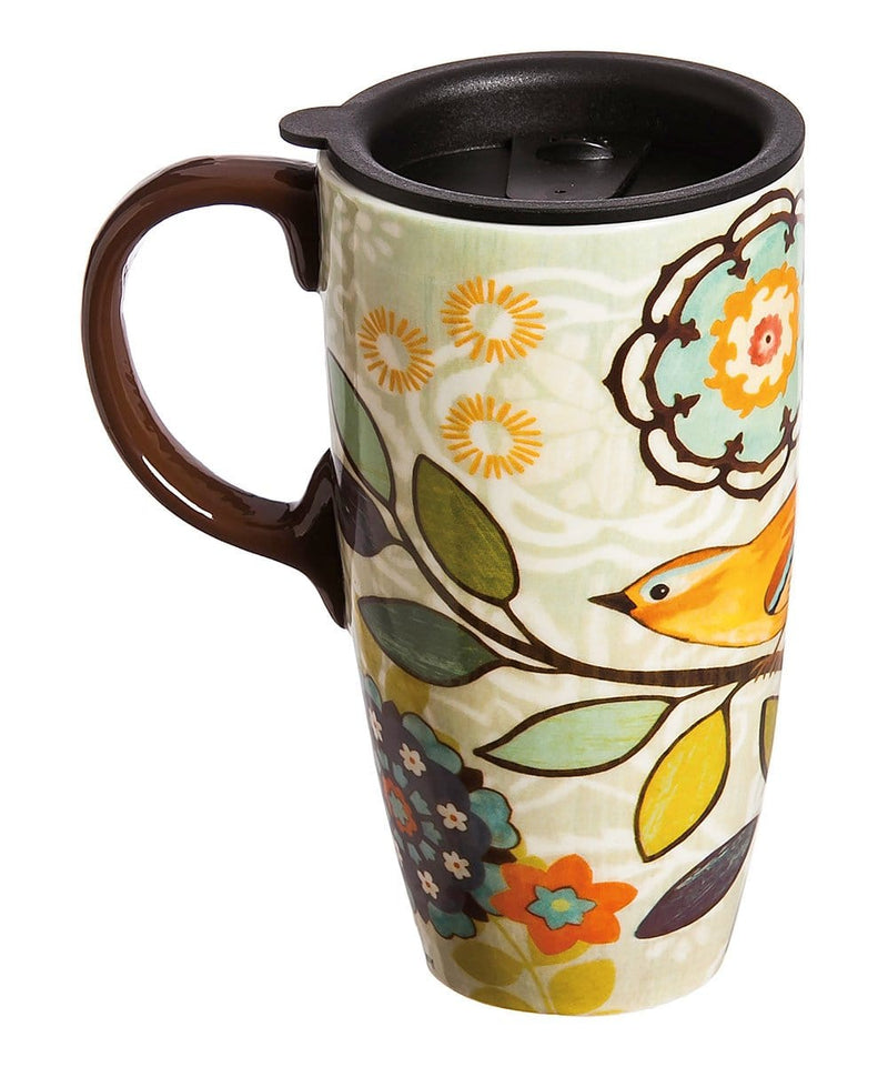 Bird Bliss Ceramic Travel Cup - Shelburne Country Store