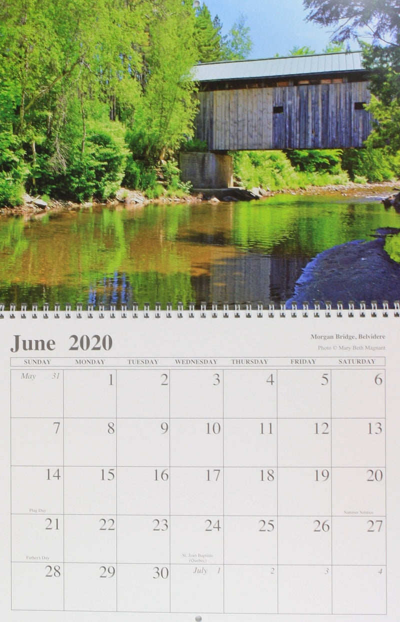 Covered Bridges of Vermont Calendar - Shelburne Country Store