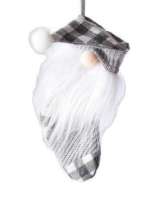 Buffalo Check Gnome Gift Card Holder - Grey - Shelburne Country Store