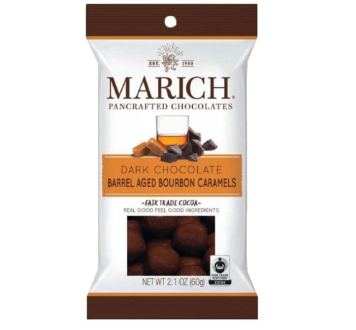 Marich Dark Chocolate Barrel Aged Bourbon Caramels - Shelburne Country Store