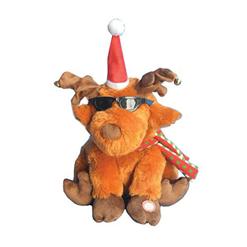 Animated Christmas Moose - 12 Inch - Shelburne Country Store