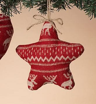 Ugly Sweater Lodge Ornament - Star - Shelburne Country Store