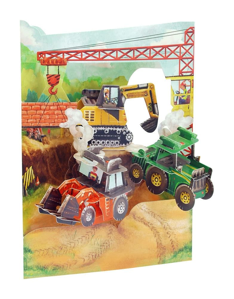 Tractors and Diggers - Swing Card - Shelburne Country Store