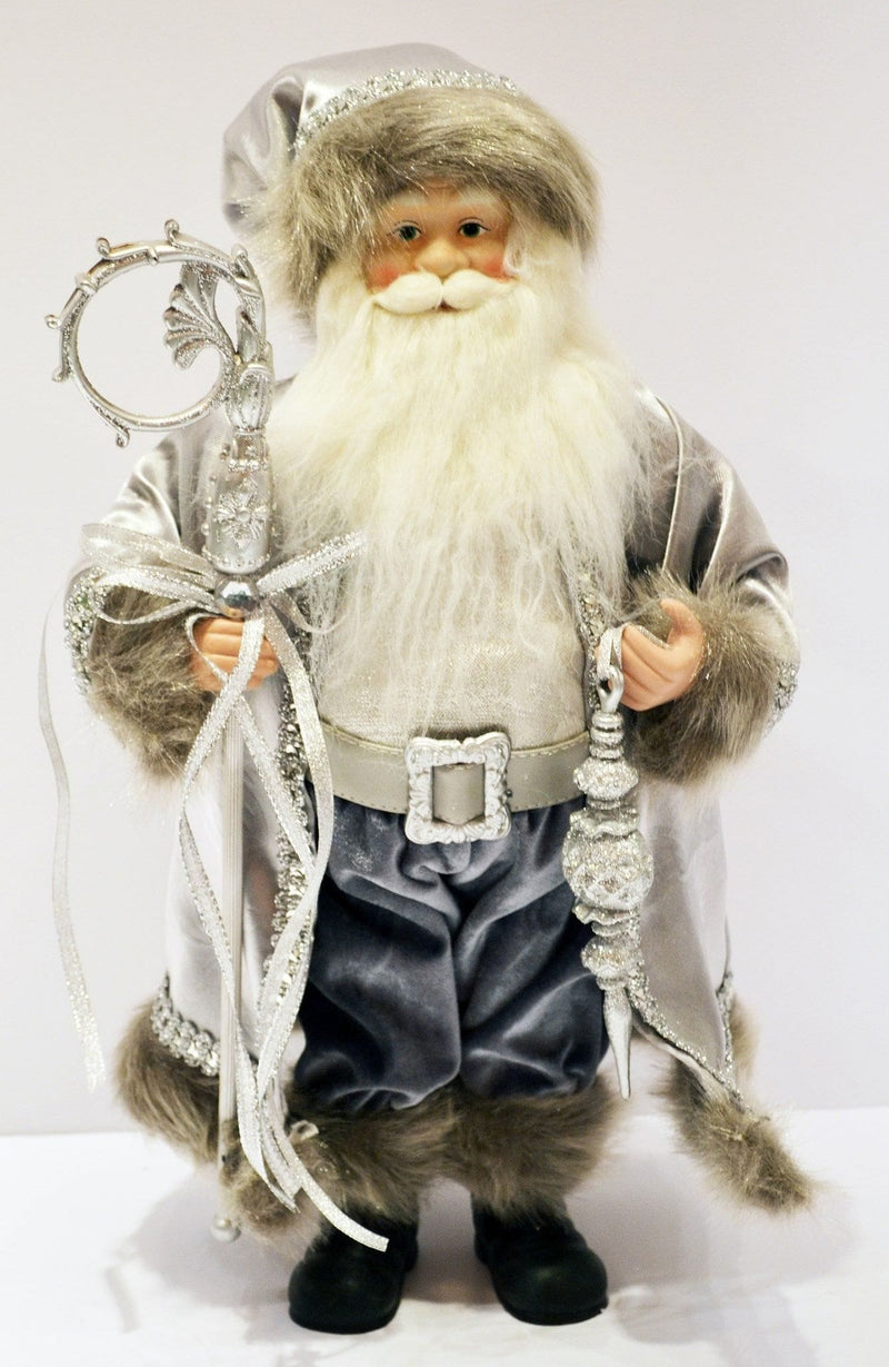 18 Inch Contemporary Standing Santa - Shelburne Country Store