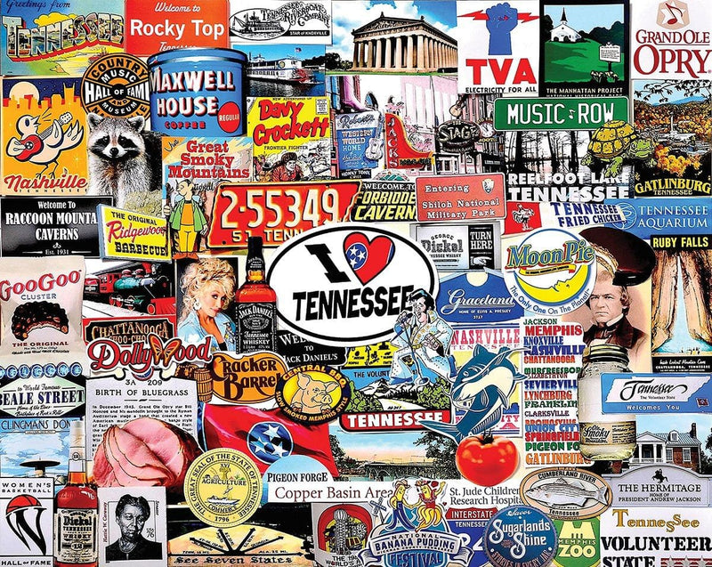 I Love Tennessee - 1000 Piece Jigsaw Puzzle - Shelburne Country Store