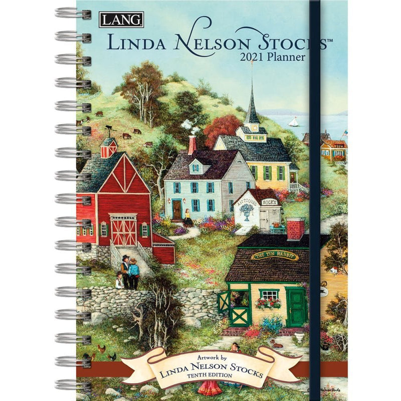 2021 Linda Nelson Stocks Spiral Engagment Planner - Shelburne Country Store
