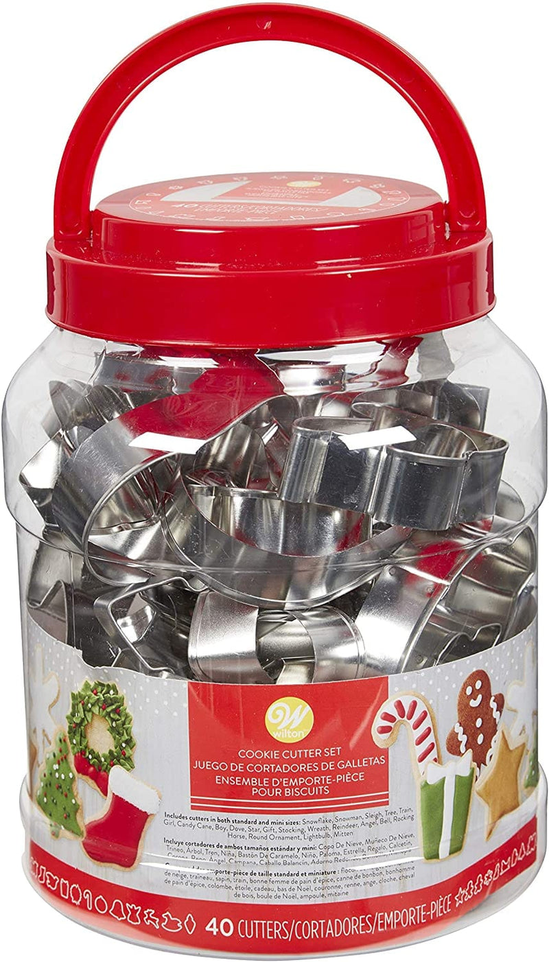 Wilton Holiday Cookie Cutter 40 Piece Tub - Shelburne Country Store
