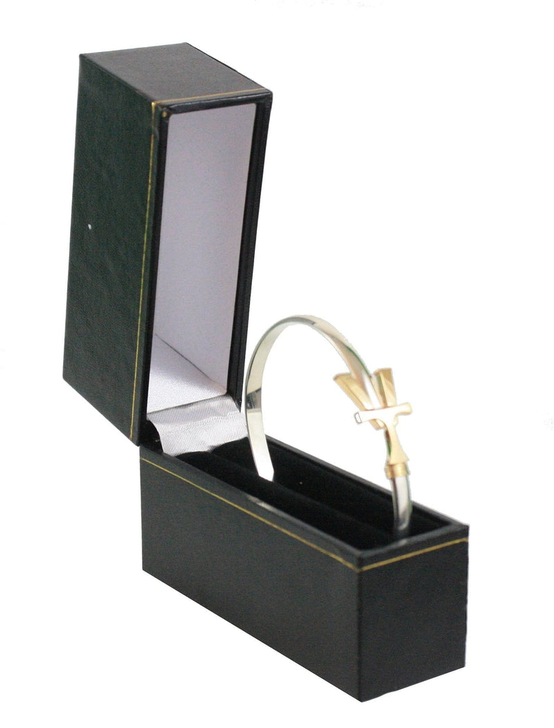 VT Hook Bracelet with Gold 'VT' - 5mm Band - - Shelburne Country Store