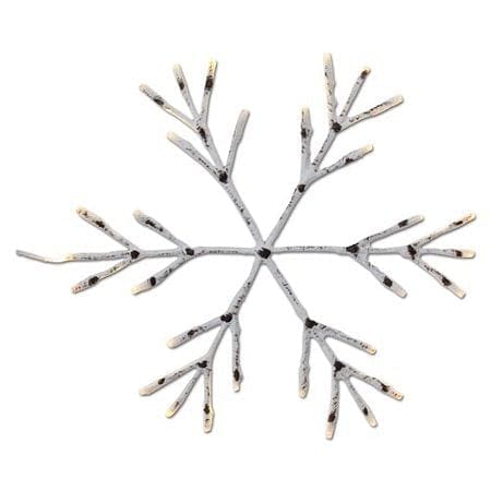 Led B/O Birch Snowflake - Shelburne Country Store