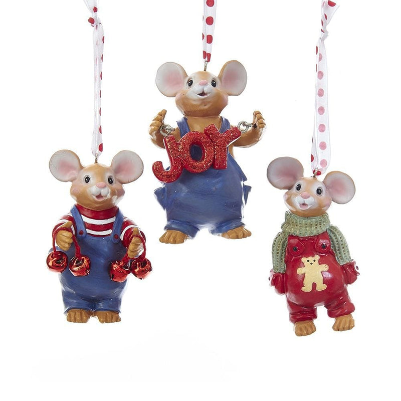 Mouse Ornament  Joy - Shelburne Country Store