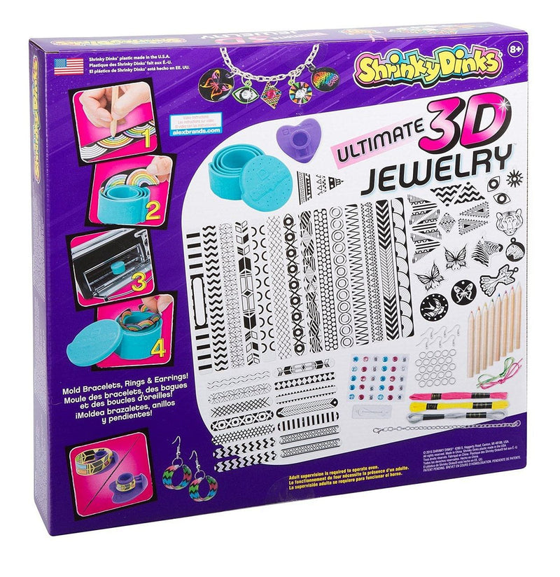 Shrinky Dinks Ultimate Bake And Shape 3D Jewelry - Shelburne Country Store