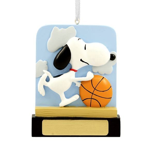 Resin Snoopy Playing Basketball - Shelburne Country Store