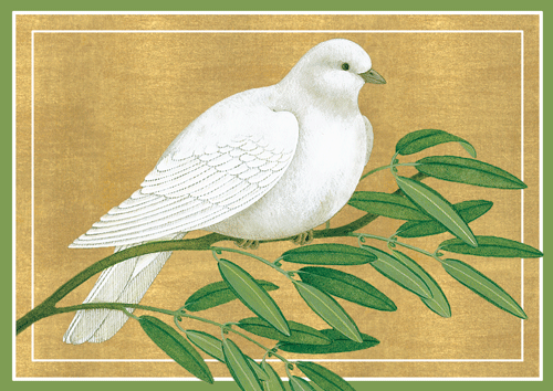 Peace Dove - Christmas Card Box - 16 Cards (4.75'' x 6'') - Shelburne Country Store