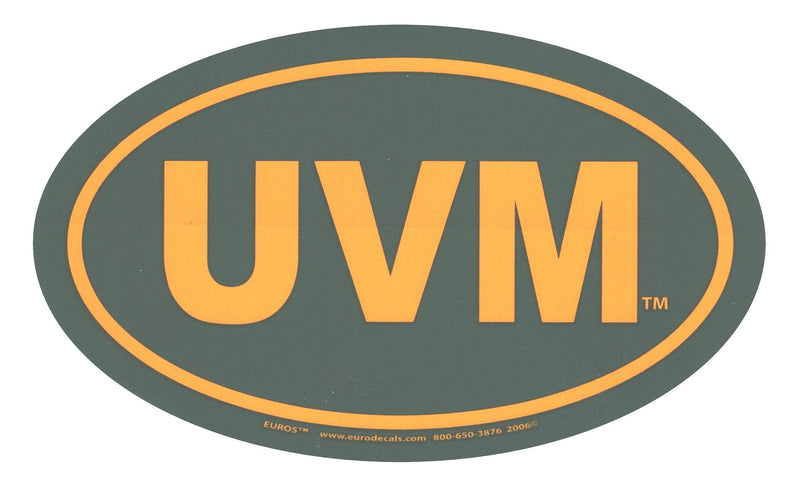 UVM Mini  Euro Sticker - Shelburne Country Store