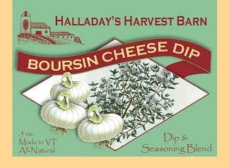 Halladays Boursin Cheese Dip - Shelburne Country Store