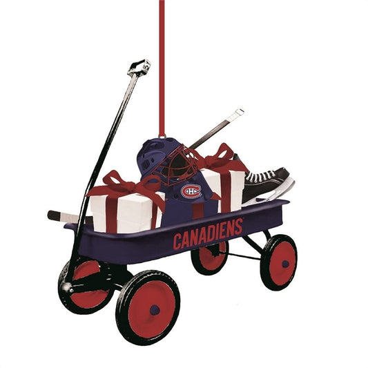 Team Wagon Ornament, Montreal Canadiens - Shelburne Country Store