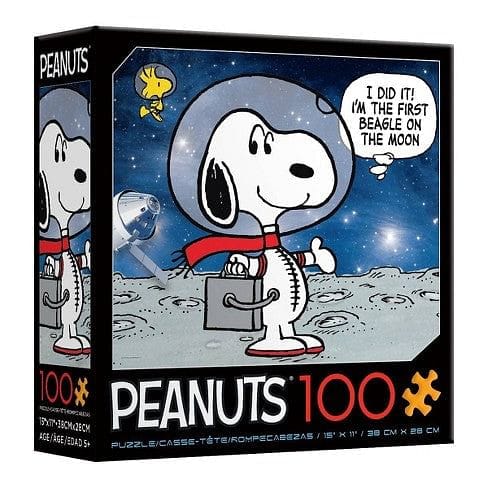 Peanuts Moon Beagle Puzzle 100 Piece - Shelburne Country Store