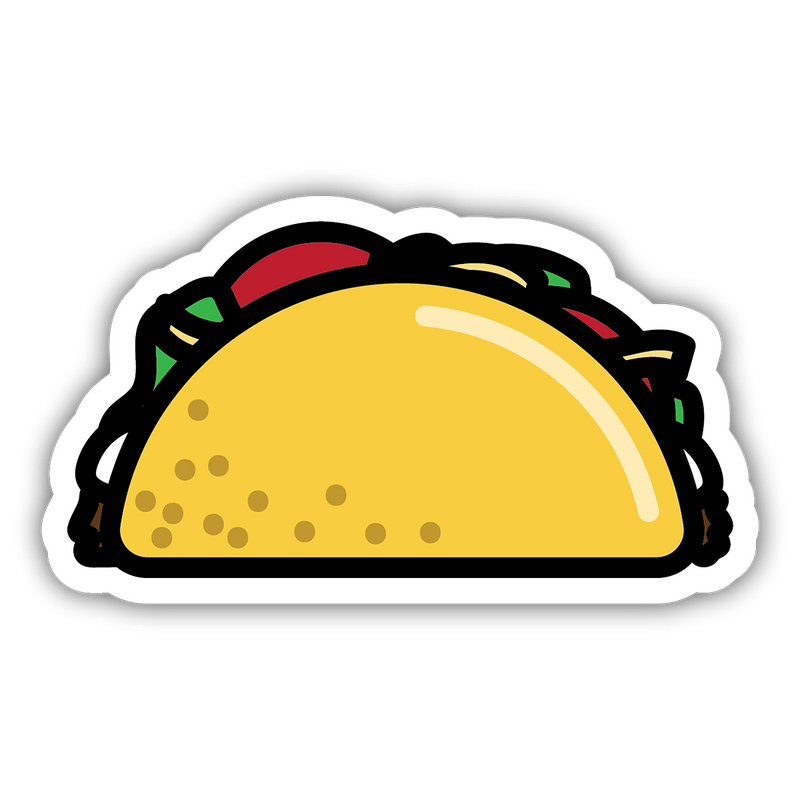 Taco - Large Printed Sticker - Shelburne Country Store
