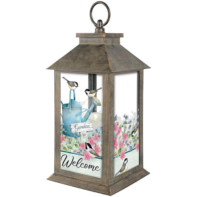 Gentle Chickadees Flameless LED Candle Lantern - Shelburne Country Store