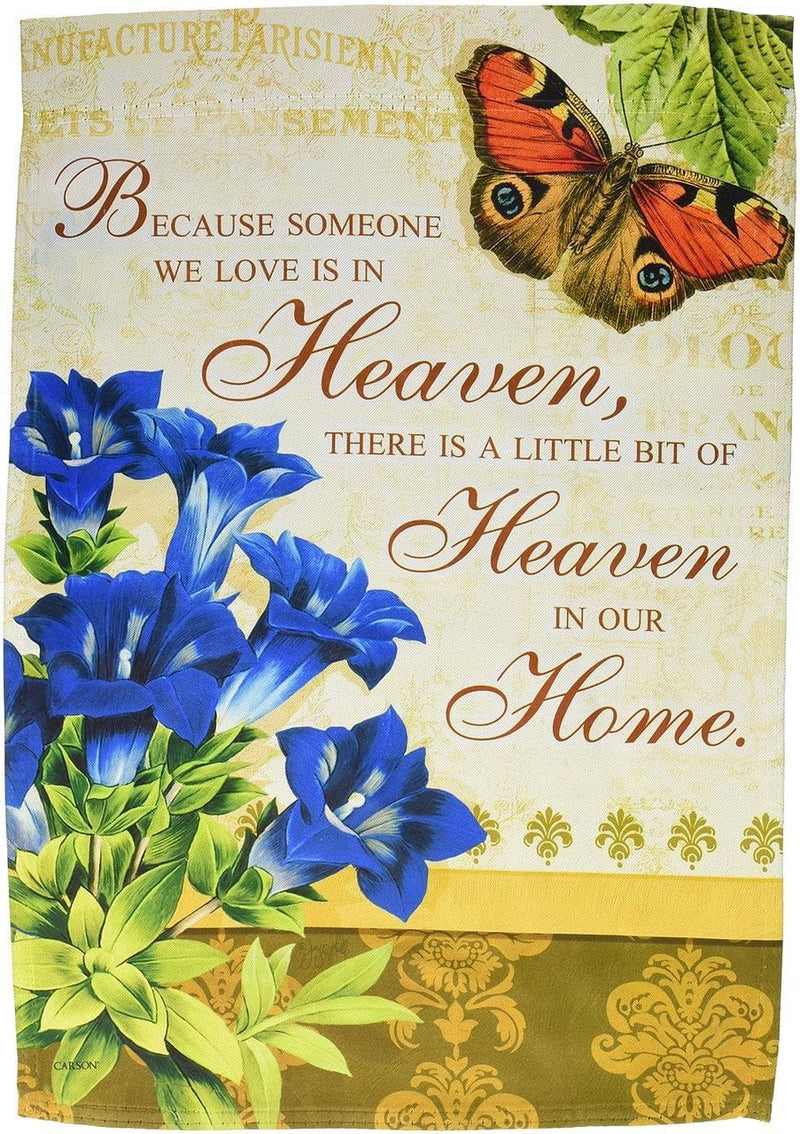Carson Home Accents Garden Flag, Heaven In Our Home - Shelburne Country Store