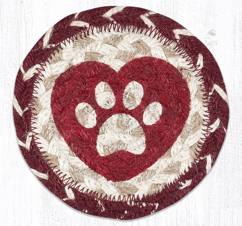 Heart Paw Coaster - Shelburne Country Store