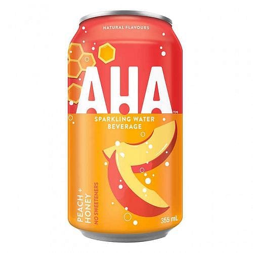 AHA Sparkling Water Peach Honey - Shelburne Country Store